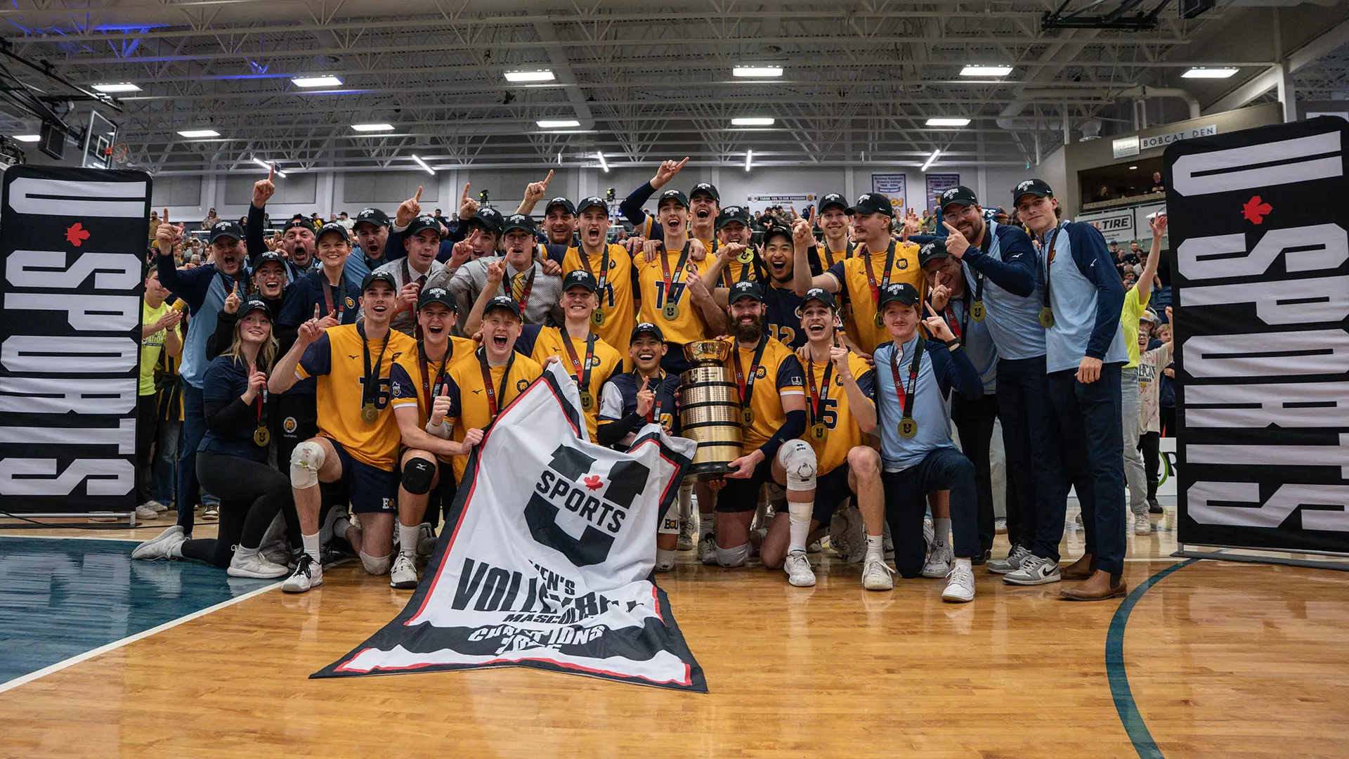 Bobcats break through for first U SPORTS volleyball
title