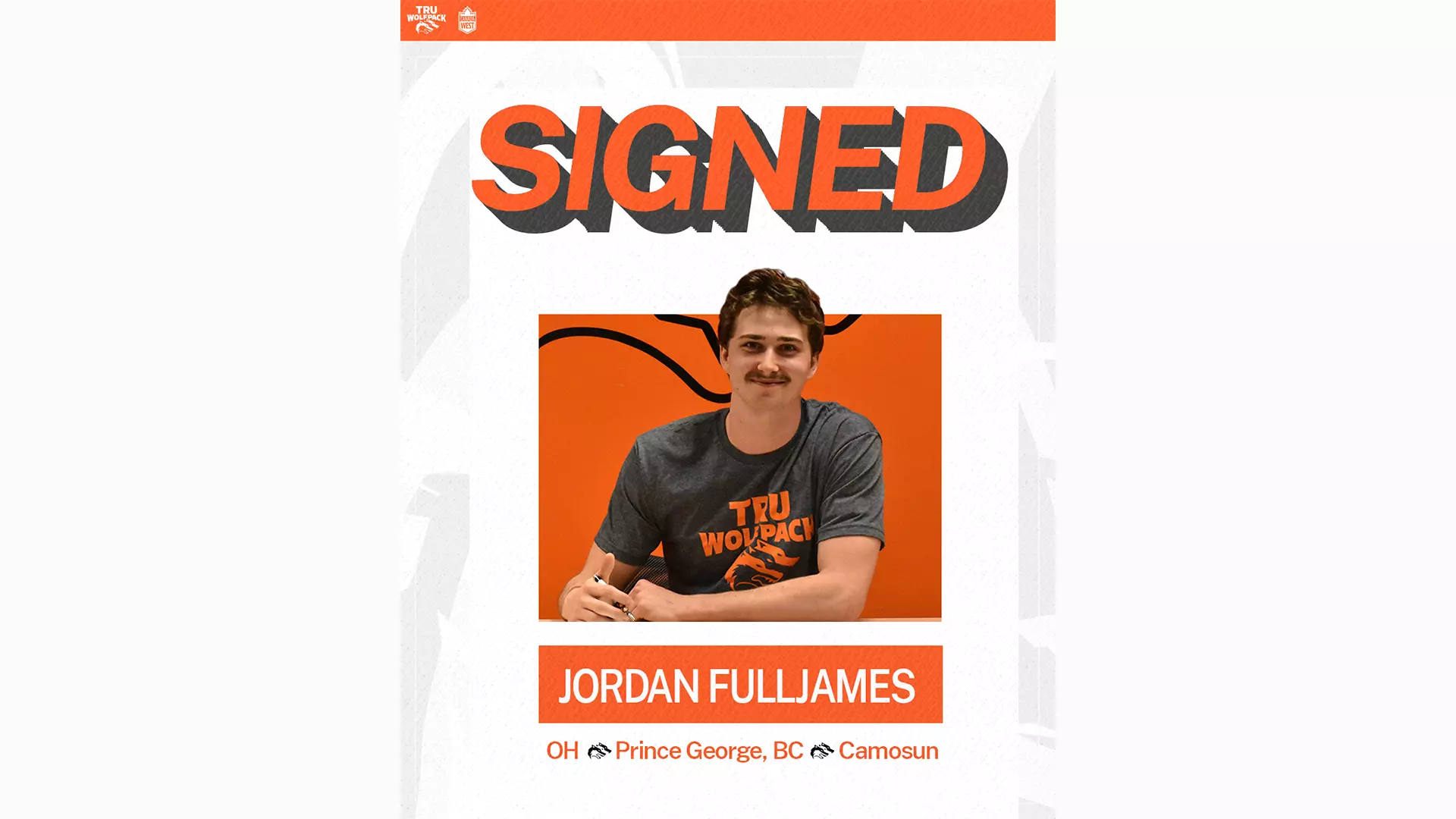 College transfer Fulljames fulfills lifelong goal with
commitment to the ‘Pack
