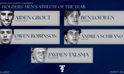 MAJOR AWARD NOMINEES: MEN’S T-HOLDERS’ ATHLETE OF THE
YEAR