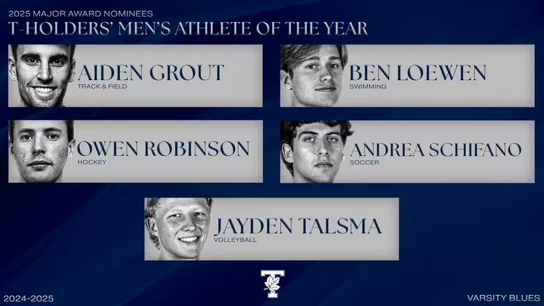 MAJOR AWARD NOMINEES: MEN’S T-HOLDERS’ ATHLETE OF THE
YEAR