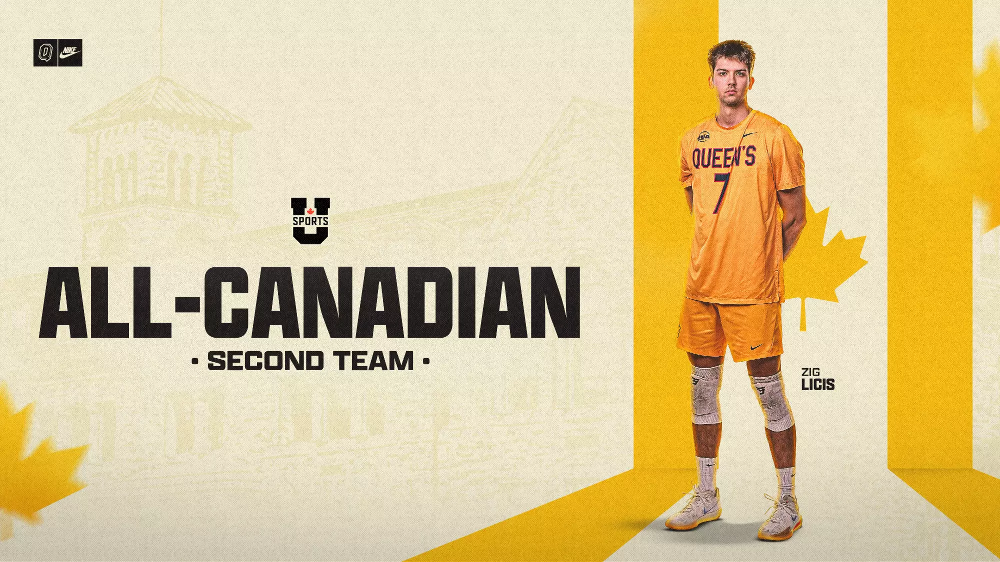 Zig Licis Named to U SPORTS All-Canadian Second Team
